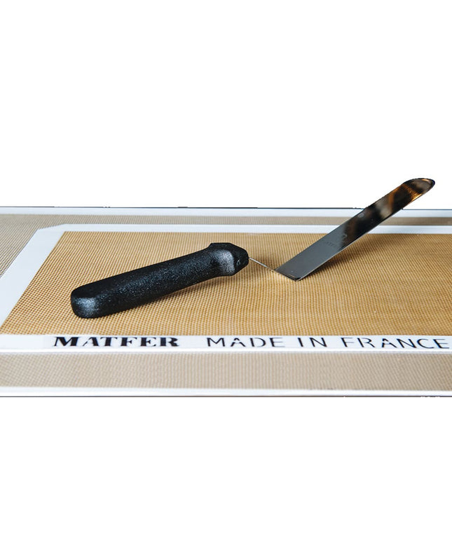 Dao Phết Lệch Dẻo Matfer Bourgeat 112670 15.9 cm Tay Cầm Nhựa Thép Không Gỉ