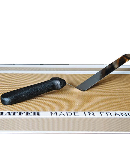 Phới Phết Lệch Dẻo Matfer Bourgeat 112672 20.3 cm Tay Cầm Nhựa, Thép Không Gỉ