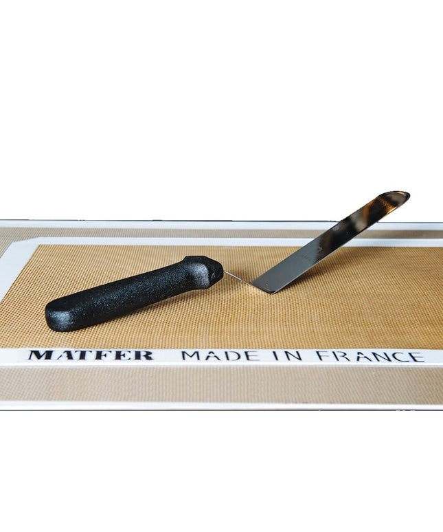 Phới Phết Lệch Dẻo Matfer Bourgeat 112672 20.3 cm Tay Cầm Nhựa, Thép Không Gỉ