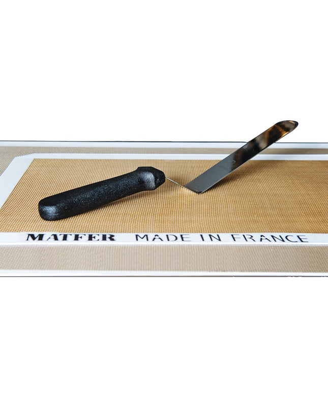 Phới Phết Lệch Dẻo Matfer Bourgeat 112674 26 cm Tay Cầm Nhựa, Thép Không Gỉ