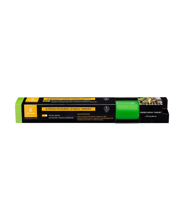 Túi Bắt Bông Dùng Một Lần Matfer Bourgeat 165010 59.1 x 27.9 cm Xanh Lá