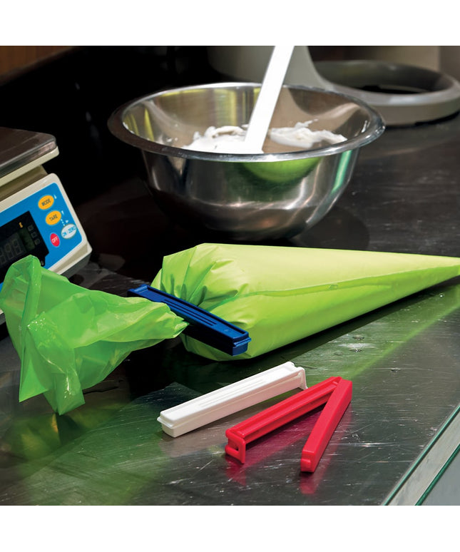 Kẹp Túi Bắt Bông Matfer Bourgeat 169003 14 cm Polypropylene Nhiều Màu