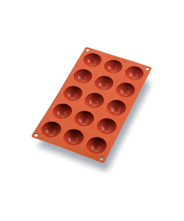 Khuôn Bán Cầu Mini Matfer Bourgeat 257901 Gastroflex® 15 Ngăn Silicone