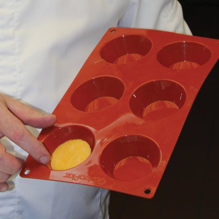 Khuôn Muffin Matfer Bourgeat 257915 6 Ngăn Silicone