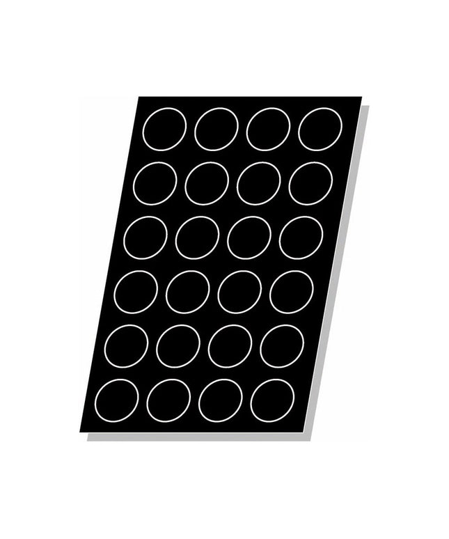Khuôn Muffin Sasa Demarle 24 Ngăn Silicone Đen (336019)