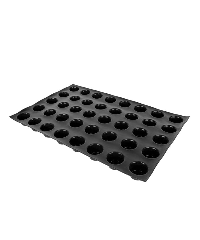 Khuôn Muffin Mini Sasa Demarle 40 Ngăn Silicone Đen (336023)