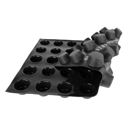 Khuôn Muffin Mini Sasa Demarle 40 Ngăn Silicone Đen (336023)