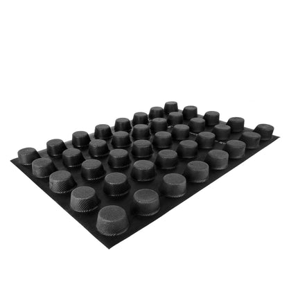 Khuôn Muffin Mini Sasa Demarle 40 Ngăn Silicone Đen (336023)