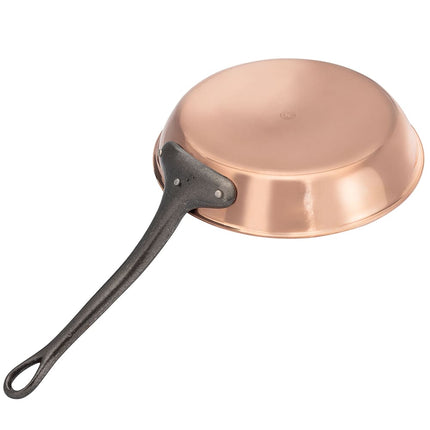 Chảo Rán Tròn Đồng Matfer Bourgeat 369028 27.9 cm Tay Kim Loại Đặc
