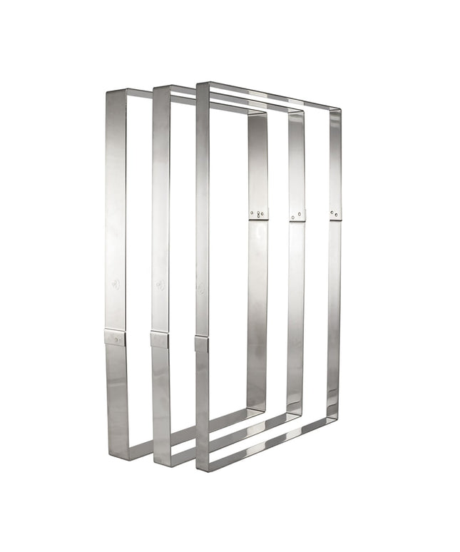Khung Bánh Chữ Nhật Matfer Bourgeat 371003 58 cm x 38 cm x 3.5 cm Thép Không Gỉ