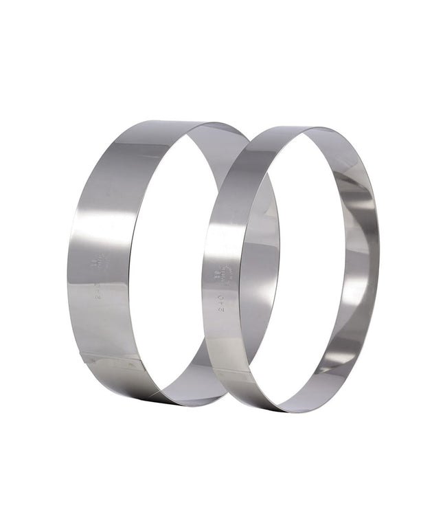 Vòng Làm Kem/Bánh Matfer Bourgeat 371805 20 cm Thép Không Gỉ