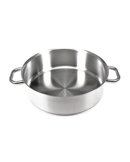 Chảo Om Matfer Bourgeat 697028 5.4 l Thép Không Gỉ Dùng Bếp Từ