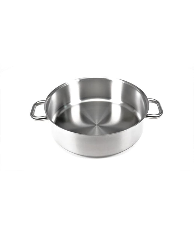 Chảo Om Matfer Bourgeat 697028 5.4 l Thép Không Gỉ Dùng Bếp Từ