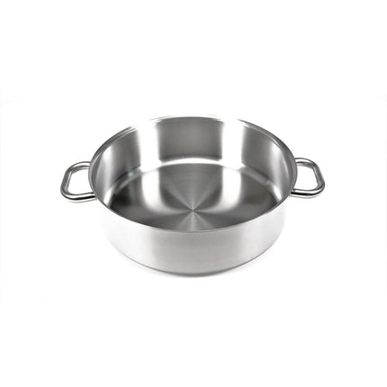 Chảo Om Matfer Bourgeat 697028 5.4 l Thép Không Gỉ Dùng Bếp Từ