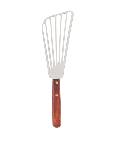Xẻng Lật Matfer Bourgeat 982045 Lưỡi Vát 30.5 cm Thép Không Gỉ Tay Cầm Gỗ