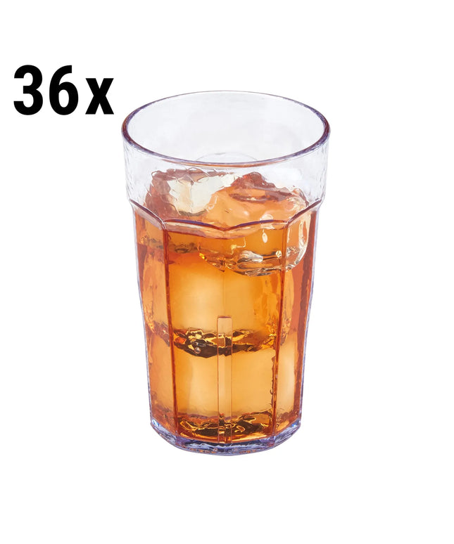(36 pieces) CAMBRO | Tumbler Laguna – Clear – BPA-free SAN Plastic – Stackable – 295 ml