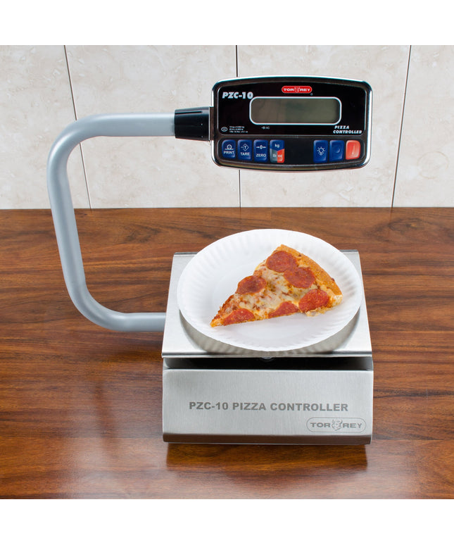 Cân khẩu phần pizza điện tử Tor Rey PZC-10/20 9 kg kèm bàn đạp trừ bì