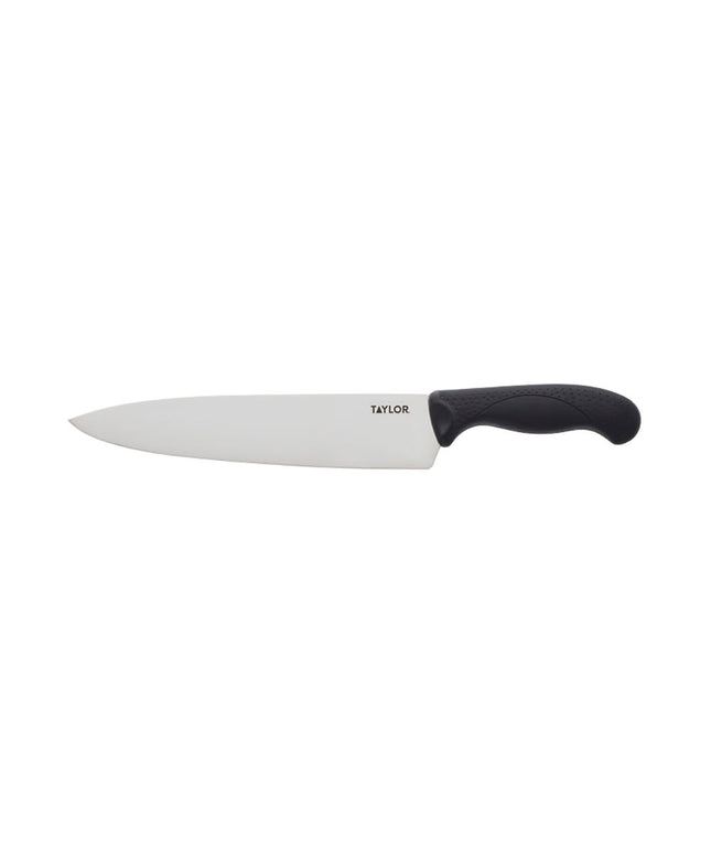 Dao Bếp Trưởng Taylor 5248364 25.4 cm Tay Cầm Nylon/Silicone Đen Thép Đức Carbon Cao