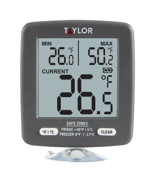 Nhiệt Kế Điện Tử Tủ Lạnh/Tủ Đông Taylor 5262798 -4 đến 140°F