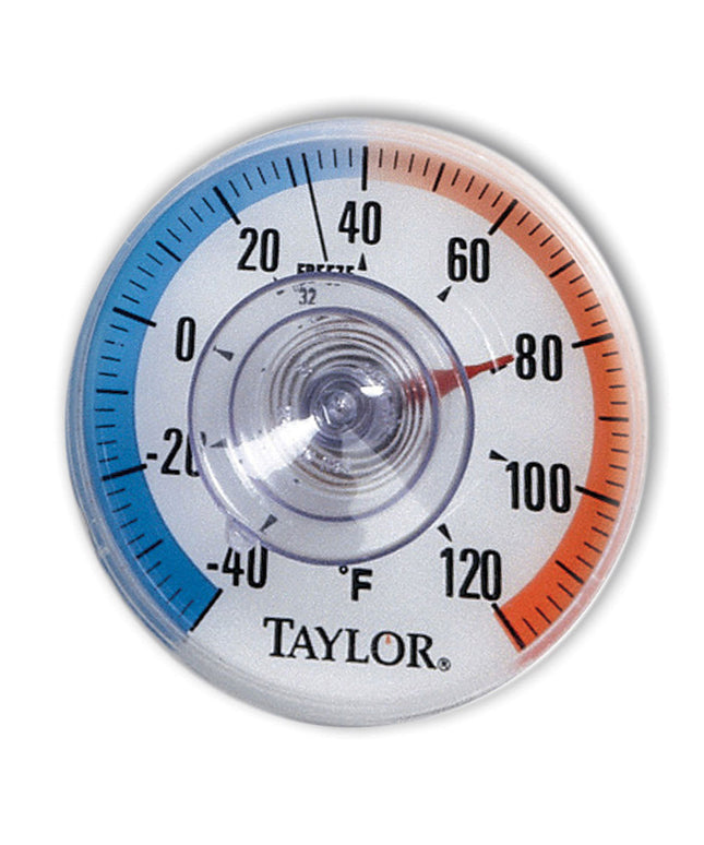Nhiệt Kế Cửa Sổ Trong Nhà Ngoài Trời Taylor 5321N, Mặt Đồng Hồ 8.9 cm, -40 Đến 120 Độ