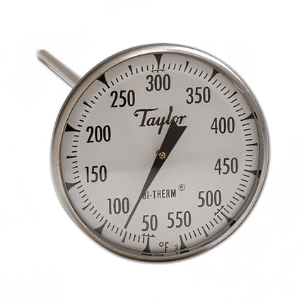 Nhiệt Kế Bỏ Túi Taylor 6220J Mặt Số 5.1 cm Cọc 20.3 cm 50 Đến 550 Độ F
