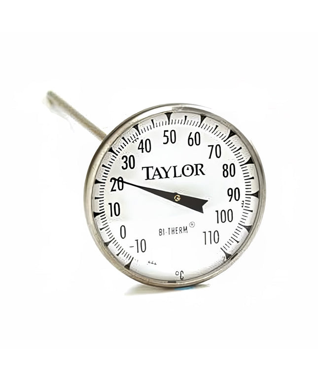 Nhiệt Kế Taylor 6235J Mặt Đồng Hồ 5.1 cm Cán 20.3 cm -10 Đến 110 Độ C