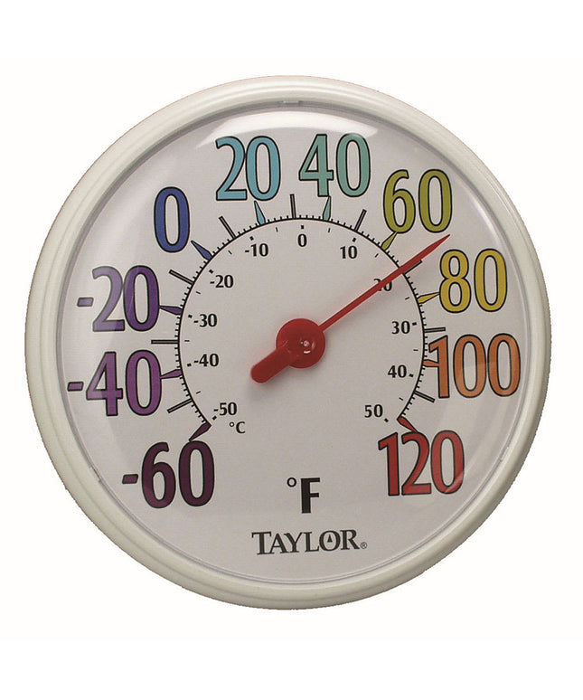 Nhiệt Kế Kim Taylor 6714 Trong Nhà Ngoài Trời, Dải Đo -60 Đến 120 Độ