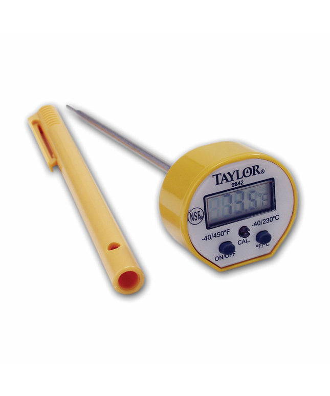 Nhiệt Kế Điện Tử Bỏ Túi Taylor 9842FDA Đọc Tức Thì Que Đo 12.7 cm, -40 Đến 450 Độ F
