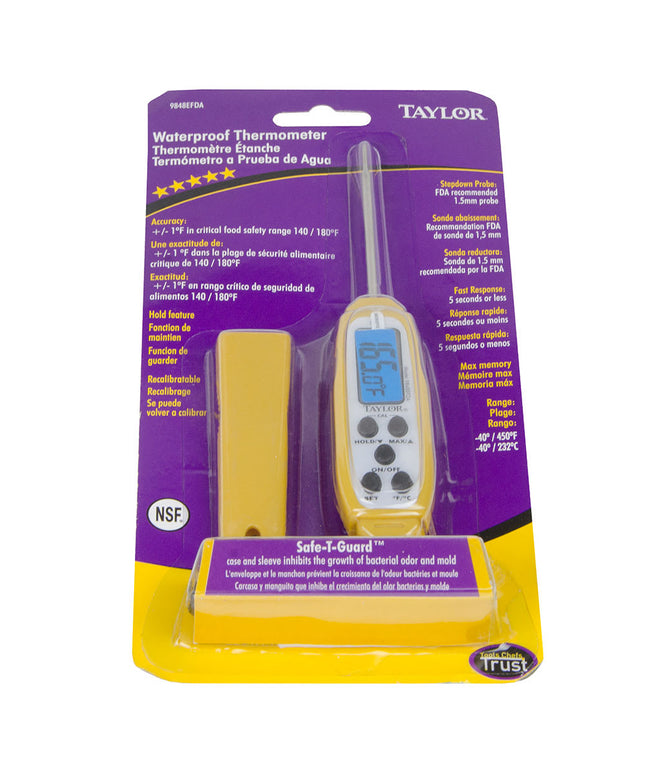 Nhiệt Kế Bỏ Túi Dạng Bút Taylor 9848EFDA Thân 7.6 cm, -40 Đến 450 Độ F