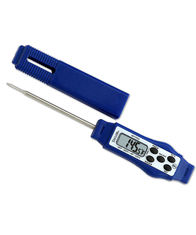 Nhiệt Kế Điện Tử Nhỏ Gọn Taylor 9877FDA - -40° Đến 450° F, Màn Hình LCD