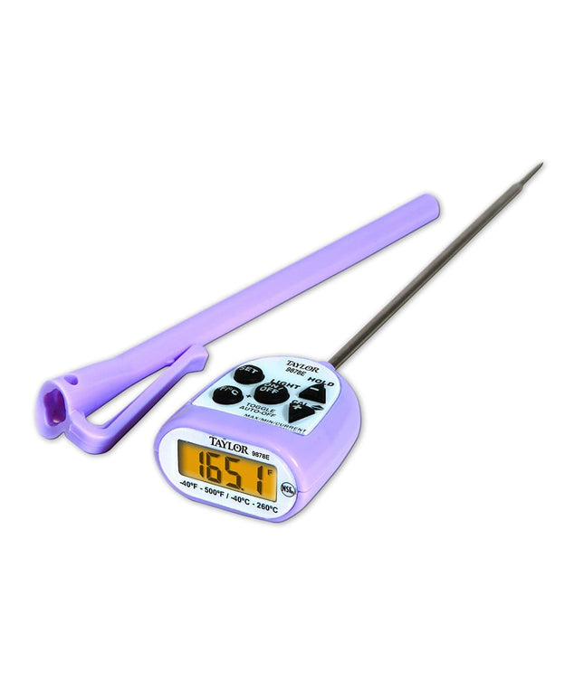 Nhiệt Kế Điện Tử Bỏ Túi Taylor 9878EPR Que Đo 11.4 cm, -40 Đến 500°F