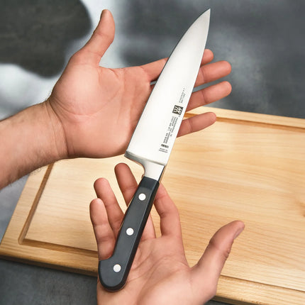 (3‑Piece) ZWILLING | Professional S Knife Set – 10 cm Paring, 16 cm Slicer, 20 cm Chef - FRIODUR Blades - Hanging Loop