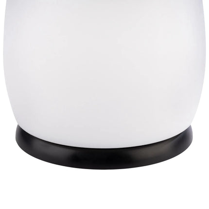 (4 pcs) LED Table Lamp - GGM Gastro NIELS MINI - Rechargeable - Cordless - 3-step dimmable - Ø110mm - White - with Charging Dock