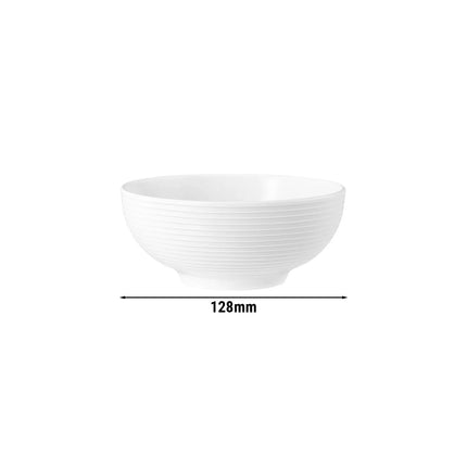 (4 pcs) SELTMANN WEIDEN | BLUES Porcelain Bowls – Ø 130 mm – White – Dishwasher-Safe