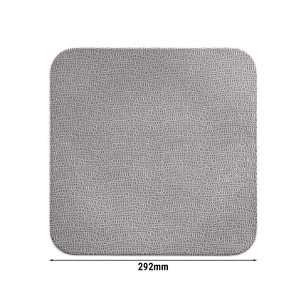 (4 pcs) SELTMANN WEIDEN | Coup plate – Square Dinner Plate – Porcelain – 29 × 29 cm – Grey
