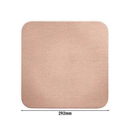 (4 pcs) SELTMANN WEIDEN | Coup plate – Square Dinner Plate – Porcelain – 29 × 29 cm – Dusty Pink