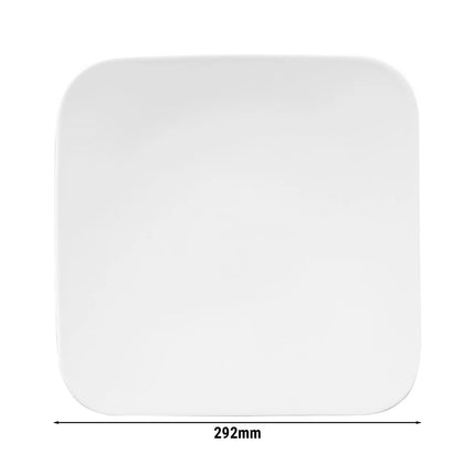 (4 pcs) SELTMANN WEIDEN | Coup plate – Square Dinner Plate – Porcelain – 29 × 29 cm – Cream