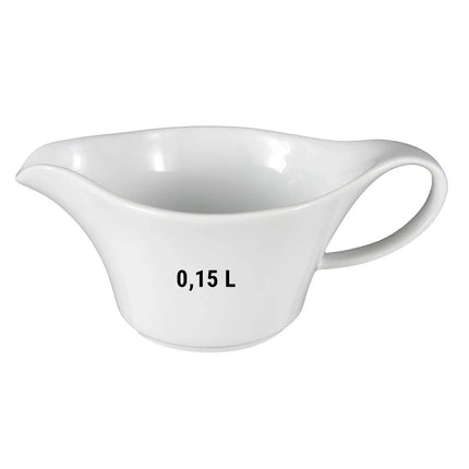 (4 pcs) SELTMANN WEIDEN | Porcelain Butter sauce boat – Savoy – 0.15 L – White
