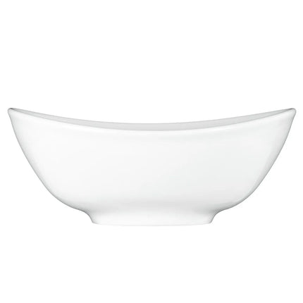 (4 pcs) SELTMANN WEIDEN | Porcelain Soup bowl – Oval – White – 160×135 mm