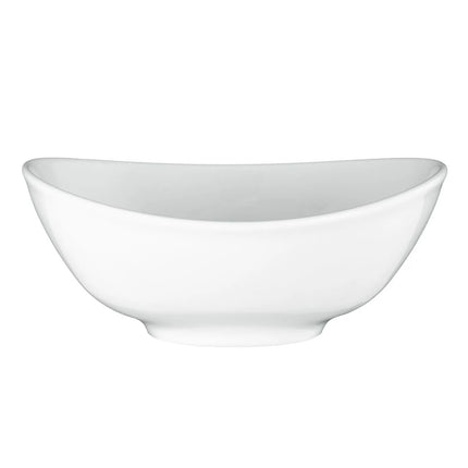 (4 pcs) SELTMANN WEIDEN | Porcelain Soup bowl – Oval – White – 160×135 mm