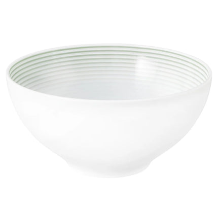 (4 pcs) SELTMANN WEIDEN | Round Porcelain Bowls – Ø 155 mm – Sage Green – Dishwasher/Microwave Safe – Series: Blues Sage Green