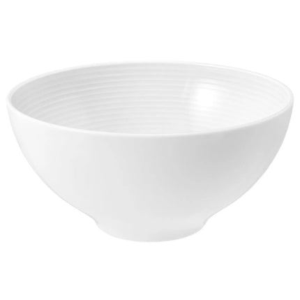 (4 pcs) SELTMANN WEIDEN | Round Porcelain Bowls – Ø 155 mm – White – Dishwasher/Microwave Safe – Series: Blues White