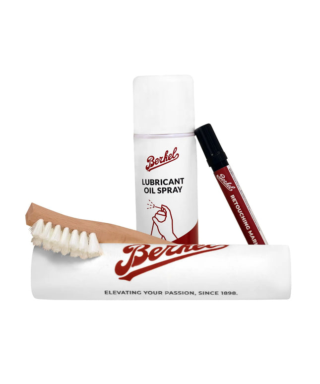 (4 pieces) BERKEL | Slicer Maintenance Kit – Red - Red Marker - 200ml Oil - Manual & Electric