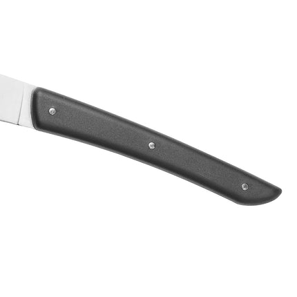 (4 pieces) BERKEL | Steak Knife Set – 110 mm Blade - AISI 420C Stainless - Black Handles