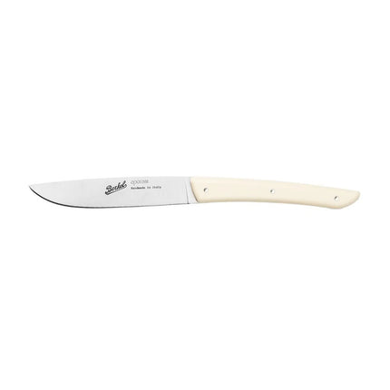 (4 pieces) BERKEL | Steak Knife Set – 110 mm Blade - AISI 420C Stainless - Cream Handles