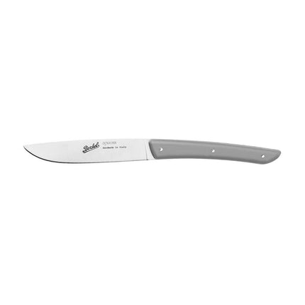 (4 pieces) BERKEL | Steak Knife Set – 110 mm Blade - AISI 420C Stainless - Grey Handles