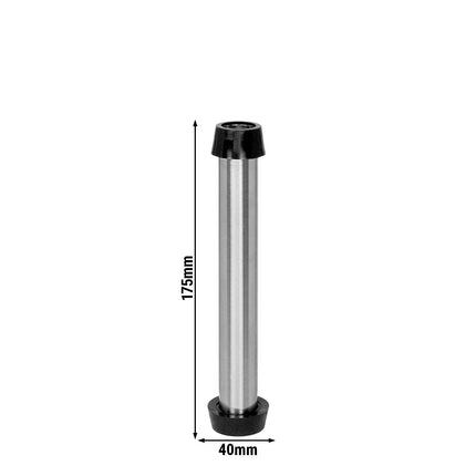 (4 pieces) FUCHS | standpipe valve 18/10 stainless steel - combination version - 1-1/4 + 1-1/2 - 175mm