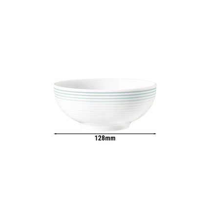 (4 pieces) SELTMANN WEIDEN | Porcelain Bowl – Ø 13 cm - Arctic Blue - Blues - Dishwasher Safe
