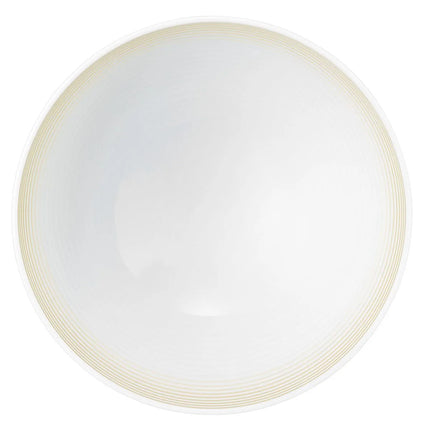 (4 pieces) SELTMANN WEIDEN | Porcelain Round Bowl Ø 155 mm – Sand Beige - Glossy - Blues