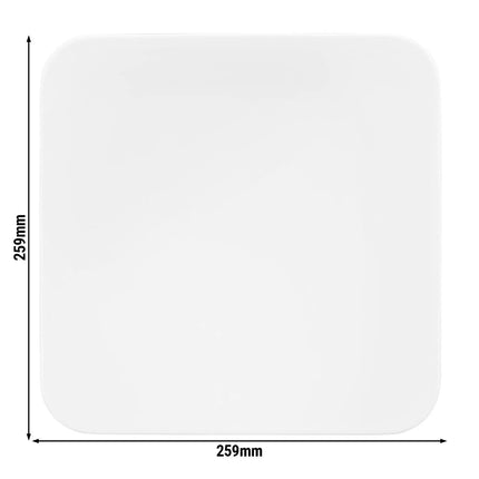 (4 pieces) SELTMANN WEIDEN | Porcelain Square Coupe Bowl – 260×260 mm - White